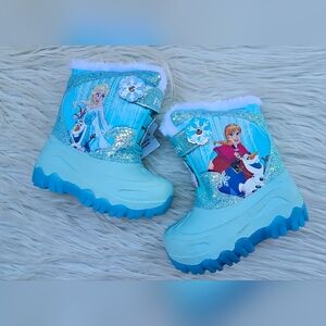 Disney Frozen Toddler Snow Boots Size 8